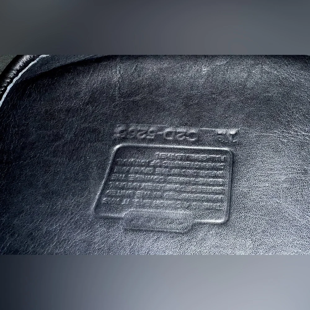 COACH vintage Beekman black leather brief - Picture 3 of 8